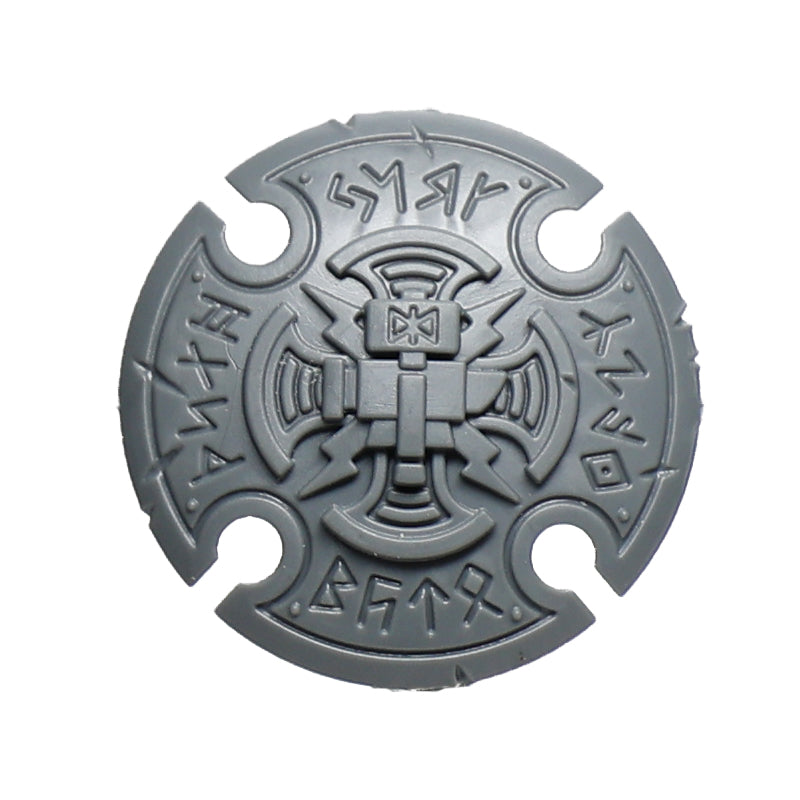 Warhammer 40K Marines Games Workshop Space Wolves Arjac Rockfist Anvil Shield