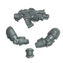Warhammer 40K Space Marines Games Workshop MKIII Iron Armour Bolter With Arms C