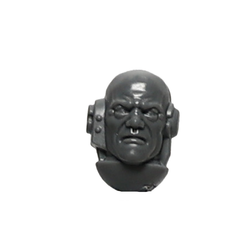Warhammer 40K Space Marines Games Workshop MKII Crusade Armour Assault Squad Head Bare A