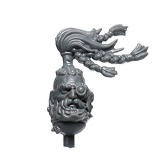 Warhammer 40K Games Workshop Space Wolves Wolf Guard Battle Leader Head Bare A