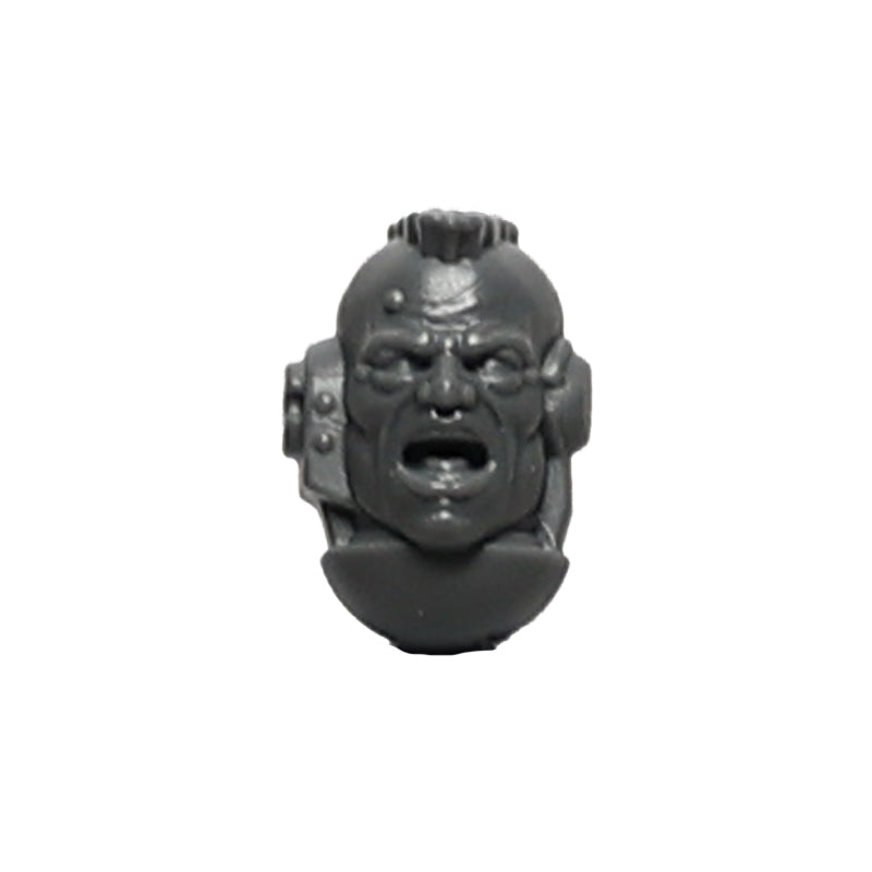 Warhammer 40K Space Marines Games Workshop MKII Crusade Armour Assault Squad Head Bare B