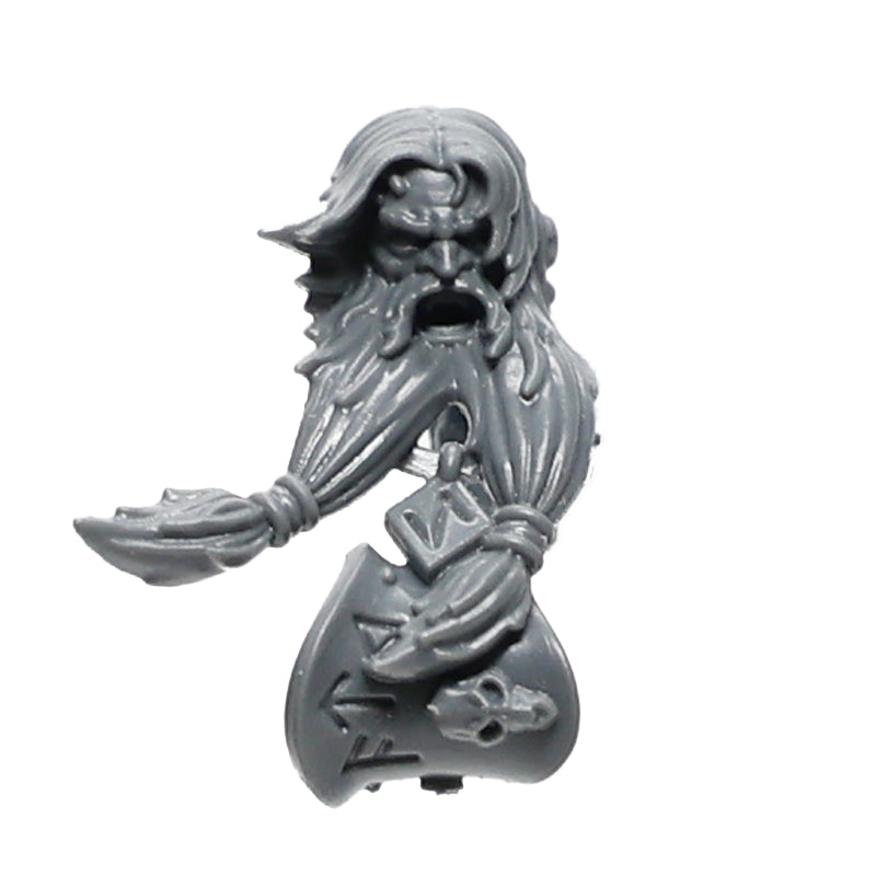 Warhammer 40K Marines Games Workshop Space Wolves Njal Stormcaller Head Bare