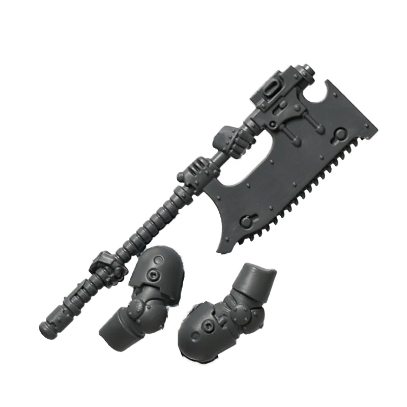 Warhammer 40K Space Marines Games Workshop MKII Crusade Armour Assault Squad Heavy Chain Axe B