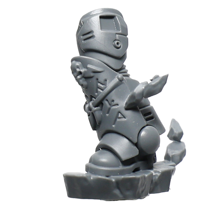 Warhammer 40K Marines Games Workshop Space Wolves Njal Stormcaller Leg Left