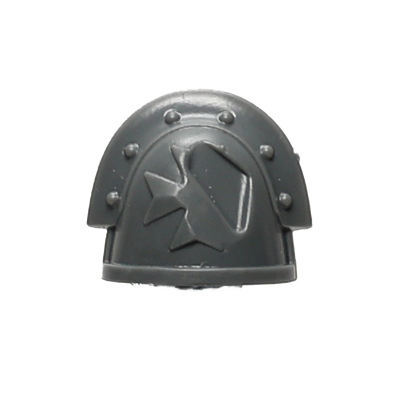 Warhammer 40K Games Workshop Black Templars Crusade Ancient Shoulder Pad A