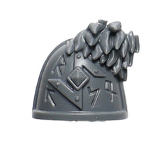 Warhammer 40K Marines Games Workshop Space Wolves Njal Stormcaller Shoulder Pad A