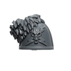 Warhammer 40K Marines Games Workshop Space Wolves Njal Stormcaller Shoulder Pad B