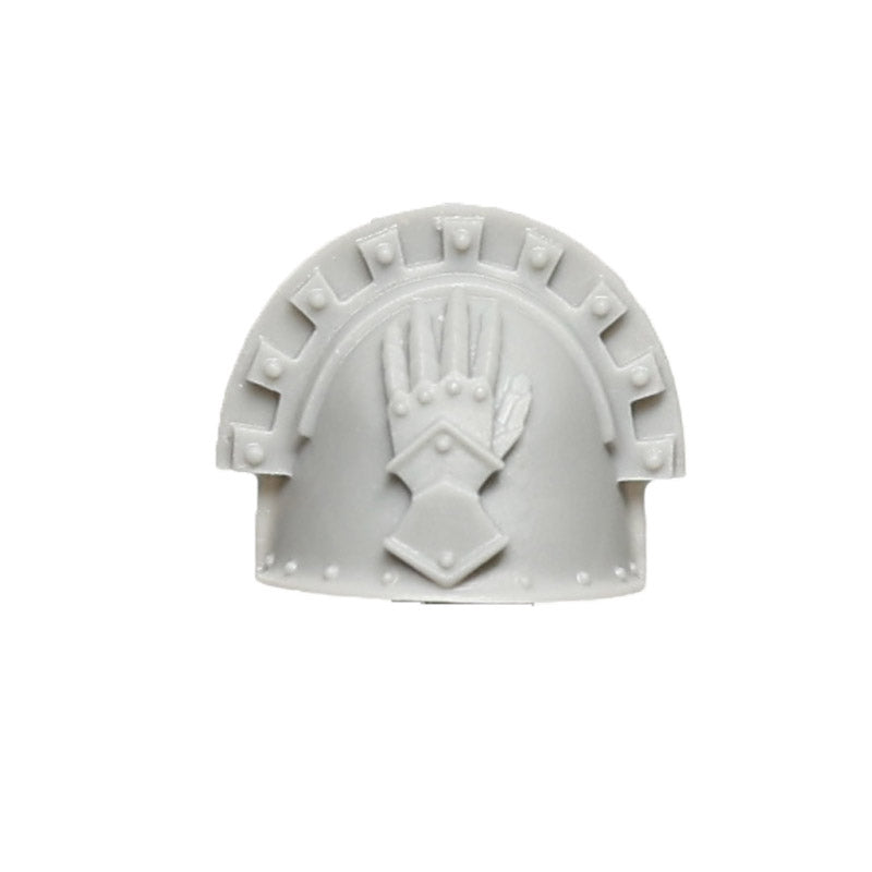 Warhammer 40K Forgeworld Space Marines Iron Hands Shadrak Meduson Shoulder Pad B