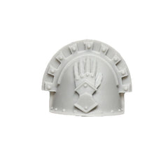 Warhammer 40K Forgeworld Space Marines Iron Hands Shadrak Meduson Shoulder Pad B