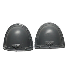 Warhammer 40K Space Marines Games Workshop MKII Crusade Armour Assault Squad Shoulder Pad Pair A