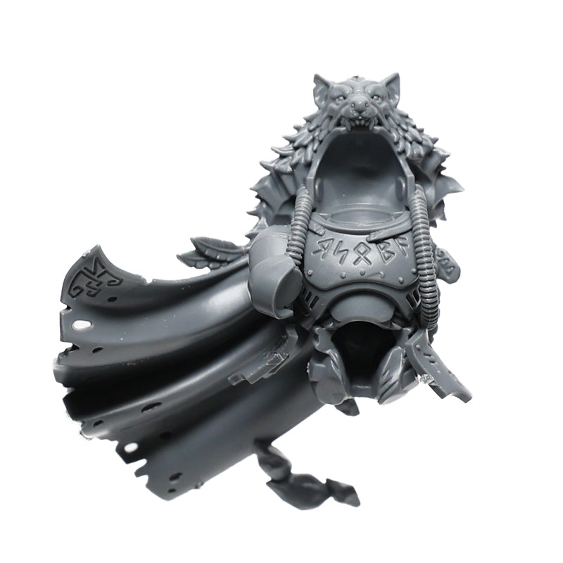 Warhammer 40K Marines Games Workshop Space Wolves Njal Stormcaller Torso Cape