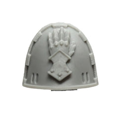 Warhammer 40K Space Marine Forgeworld Iron Hands MKVI Shoulder Pad A