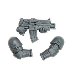 Warhammer 40K Space Marines Games Workshop MKVI Corvus Armour Bolter With Arms D