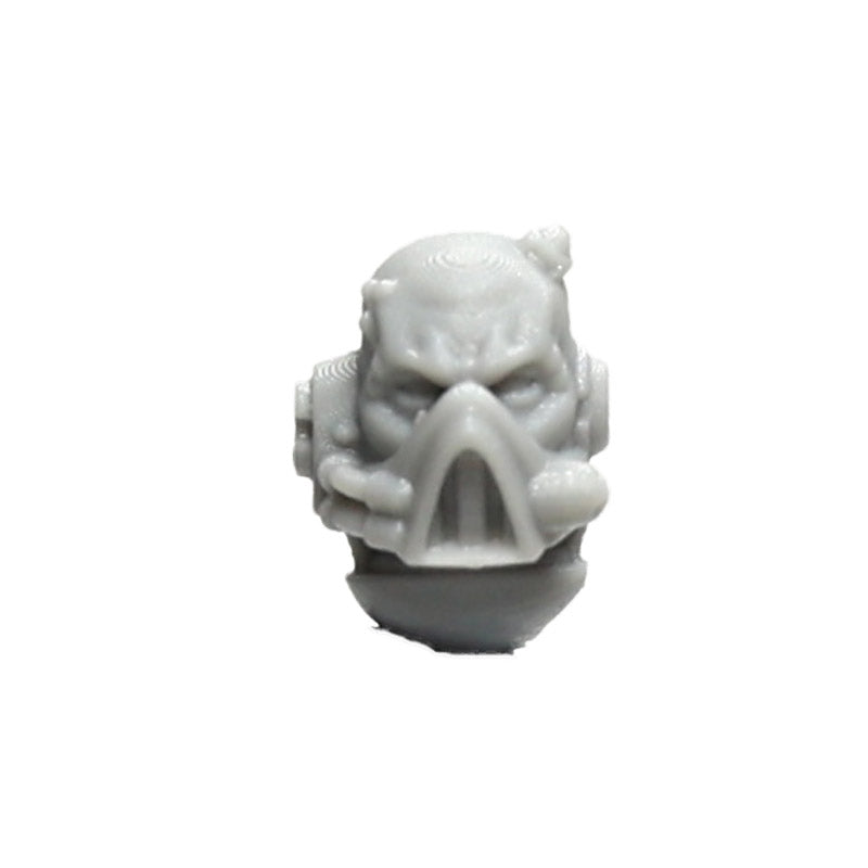 Warhammer 40k Forgeworld Death Guard Praetor Head Bare
