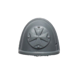Warhammer 40K Games Workshop Black Templars Upgrade Shoulder Pad B