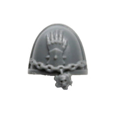 Warhammer 40K Space Marine Games Workshop Iron Hands Primaris Upgrade Shoulder Pad B