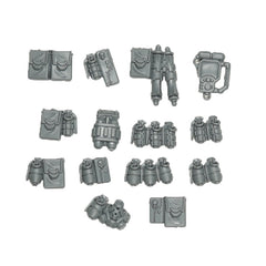 Warhammer 40K Space Marines Games Workshop MKVI Corvus Armour Assault Accessories Grenades