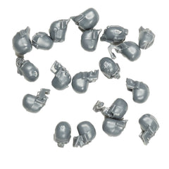 Warhammer 40K Games Workshop Battle Trophies Base Bits Assorted Human Skulls x19