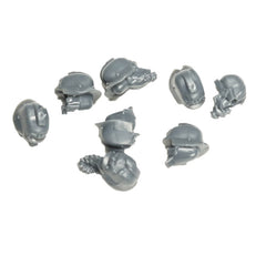 Warhammer 40K Games Workshop Battle Trophies Base Bits Astra Militarum Death Korp Of Krieg Helmeted Heads x8