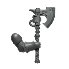 Warhammer 40k Games Workshop Space Wolves Wolf Guard Headtakers B Power Axe