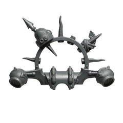 Warhammer 40k Games Workshop Chaos Space Marines Red Corsairs Reave Captain Back Pack Upper B