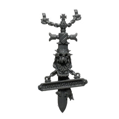 Warhammer 40K Games Workshop Black Templars Crusade Ancient Banner Decoration B