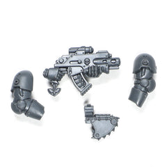 Warhammer 40K Space Marines Games Workshop MKII Crusade Armour Bolter With Arms D