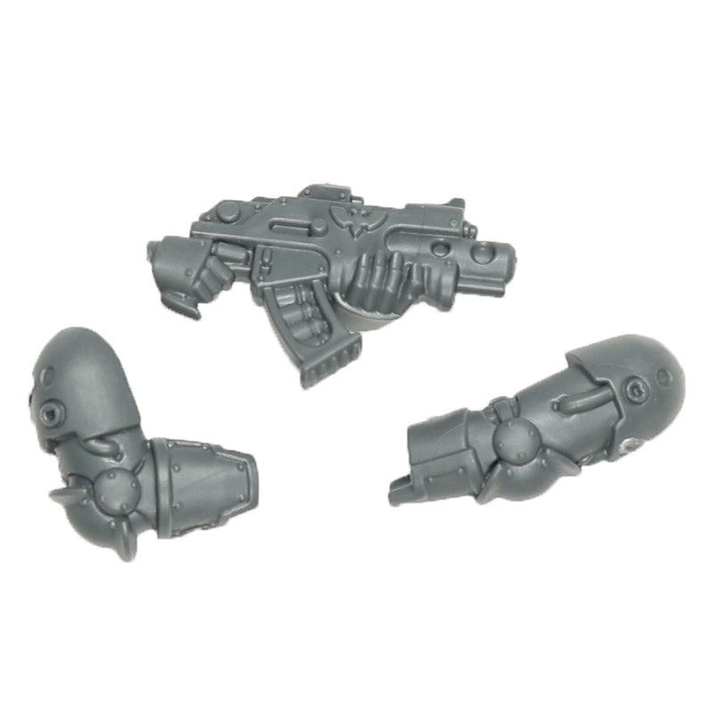 Warhammer 40K Space Marines Games Workshop MKIII Iron Armour Bolter With Arms E