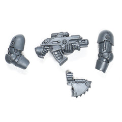 Warhammer 40K Space Marines Games Workshop MKII Crusade Armour Bolter With Arms E