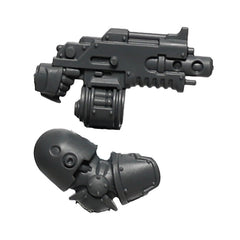 Warhammer 40K Space Marines Games Workshop MKIII Iron Armour Breacher Upgrade Bolter