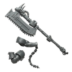 Warhammer 40k Games Workshop World Eaters Khorne Berzerkers Eviscerator Chain Axe