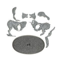 Warhammer 40k Games Workshop Space Wolves Wolf Guard Headtakers Fenrisian Hunting Wolf B