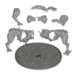 Warhammer 40k Games Workshop Space Wolves Wolf Guard Headtakers Fenrisian Hunting Wolf C