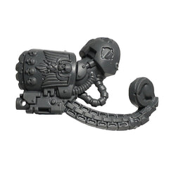 Warhammer 40K Games Workshop Ultramarines Marneus Calgar in Armour of Antilochus Gauntlets of Ultramar Left