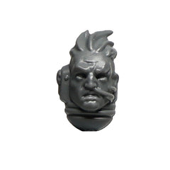 Warhammer 40k Games Workshop Chaos Space Marines Red Corsairs Upgrades & Transfers Head Bare C