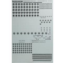 Warhammer 40K Transfer Sheet Mechanicum Constructs