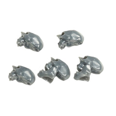 Warhammer 40K Games Workshop Battle Trophies Base Bits Ork Gretchin Skulls x5