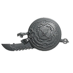 Warhammer 40K Games Workshop Space Marines White Scars Suboden Khan Shield