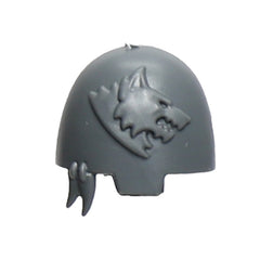 Warhammer 40k Games Workshop Space Wolves Wolf Guard Terminators Shoulder Pad I