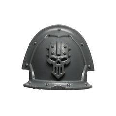Warhammer 40K Games Workshop Iron Warriors Upgrades Shoulder Pad L