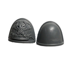 Warhammer 40K Space Marine Primaris Captain With Jump & Relic Shield Shoulder Pads Pair