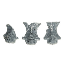 Warhammer 40K Games Workshop Battle Trophies Base Bits Thousand Sons Helmeted Heads x3