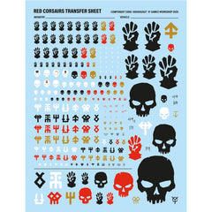 Warhammer 40k Games Workshop Chaos Space Marines Red Corsairs Upgrades & Transfers Transfers