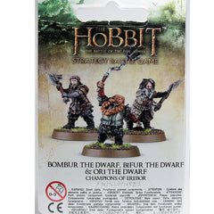 Warhammer World The Hobbit Champions of Erebor Bombur Bifur Ori Dwarf Event