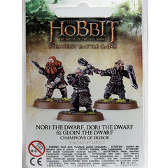 Warhammer World The Hobbit Champions of Erebor Nori Dori Gloin Dwarf Event