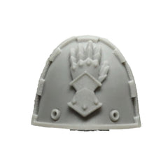 Warhammer 40K Space Marine Forgeworld Iron Hands MKVI Shoulder Pad B