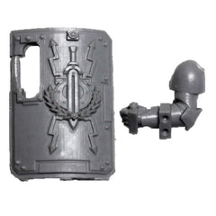Warhammer 40K Forgeworld Ultramarines Praetorian Boarding Shield with Arm