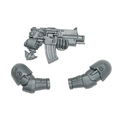 Warhammer 40K Space Marines Games Workshop MKVI Corvus Armour Bolter With Arms A