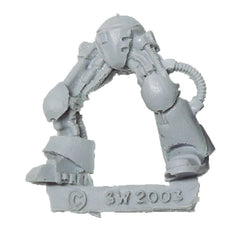 Warhammer 40K Space Marine Iron Hands Bionic Legs left