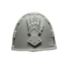Warhammer 40K Space Marine Forgeworld Iron Hands MKVI Shoulder Pad D